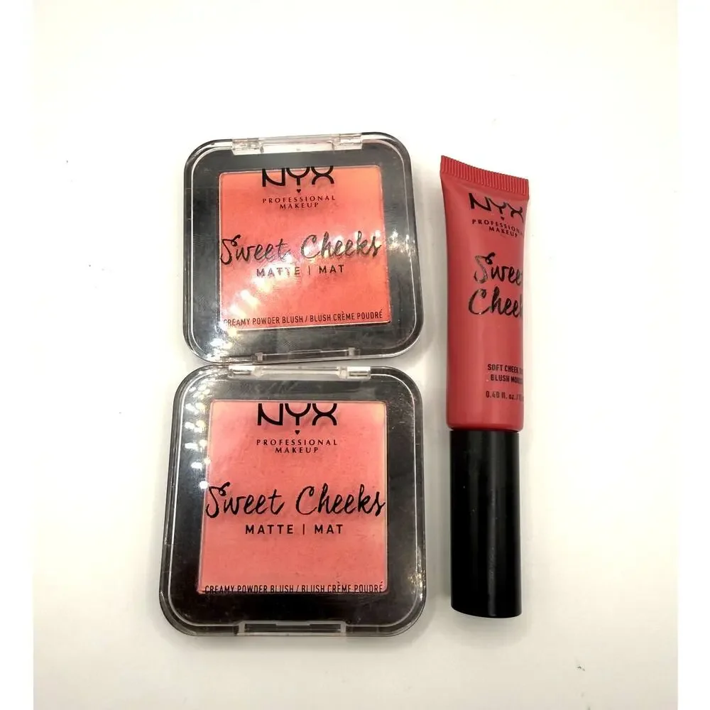 NYX Sweet Cheeks Matte/Mousse Blush Bundle